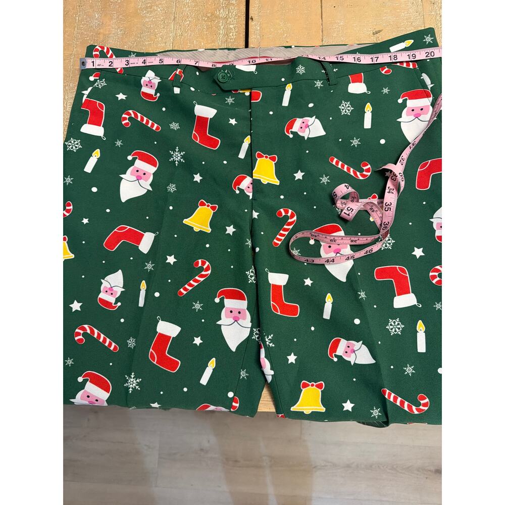 Opposuit Christmas pants funny Santa sz M - Picture 8 of 10